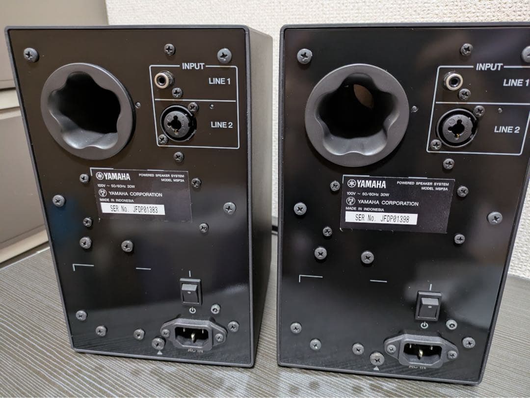 【週末価格】YAMAHA MSP3A ペア　接続ケーブル付き