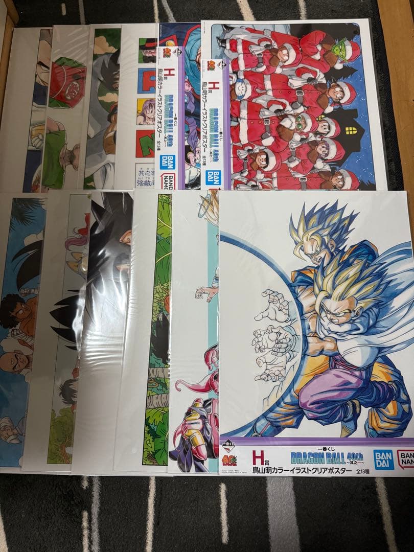 ドラゴンボール 一番くじ 40周年 H賞 クリアポスター セミコンプ