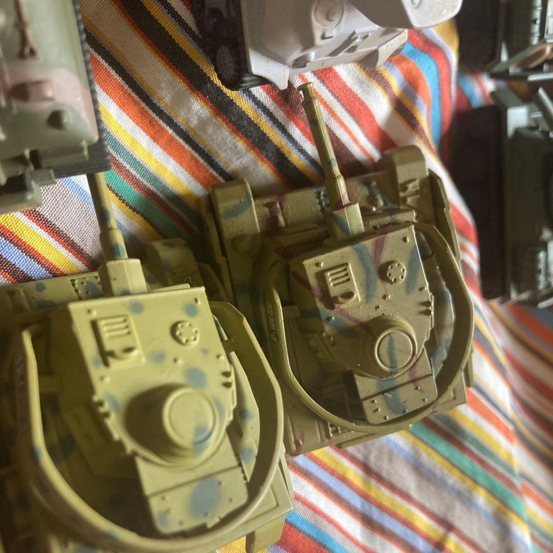 ちびっこコンバット　Ｑ　　戦車　14台　中古　　TIGER T34 コンバット