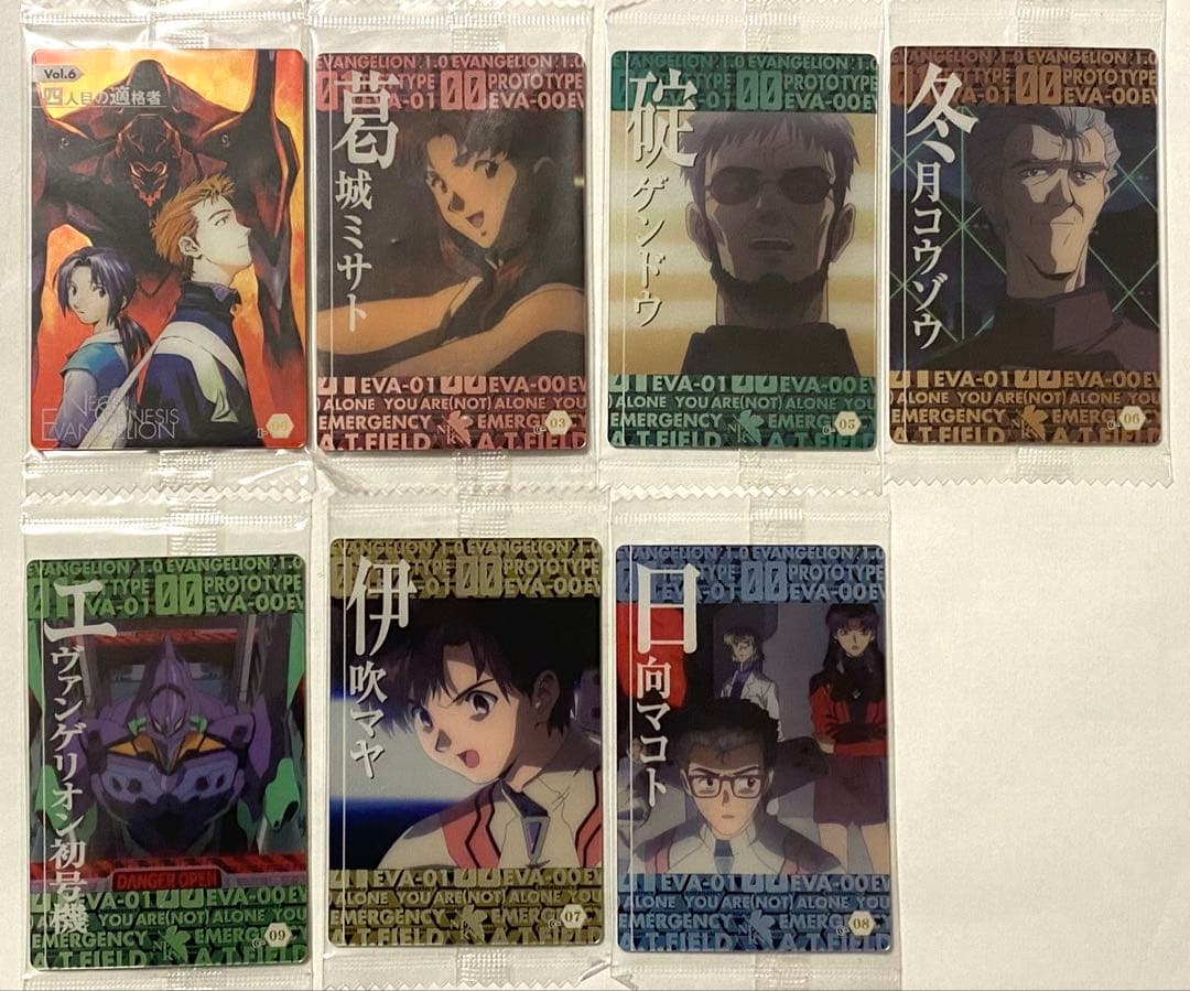 エヴァンゲリオン　ウエハース 専用カードファイル＋カード