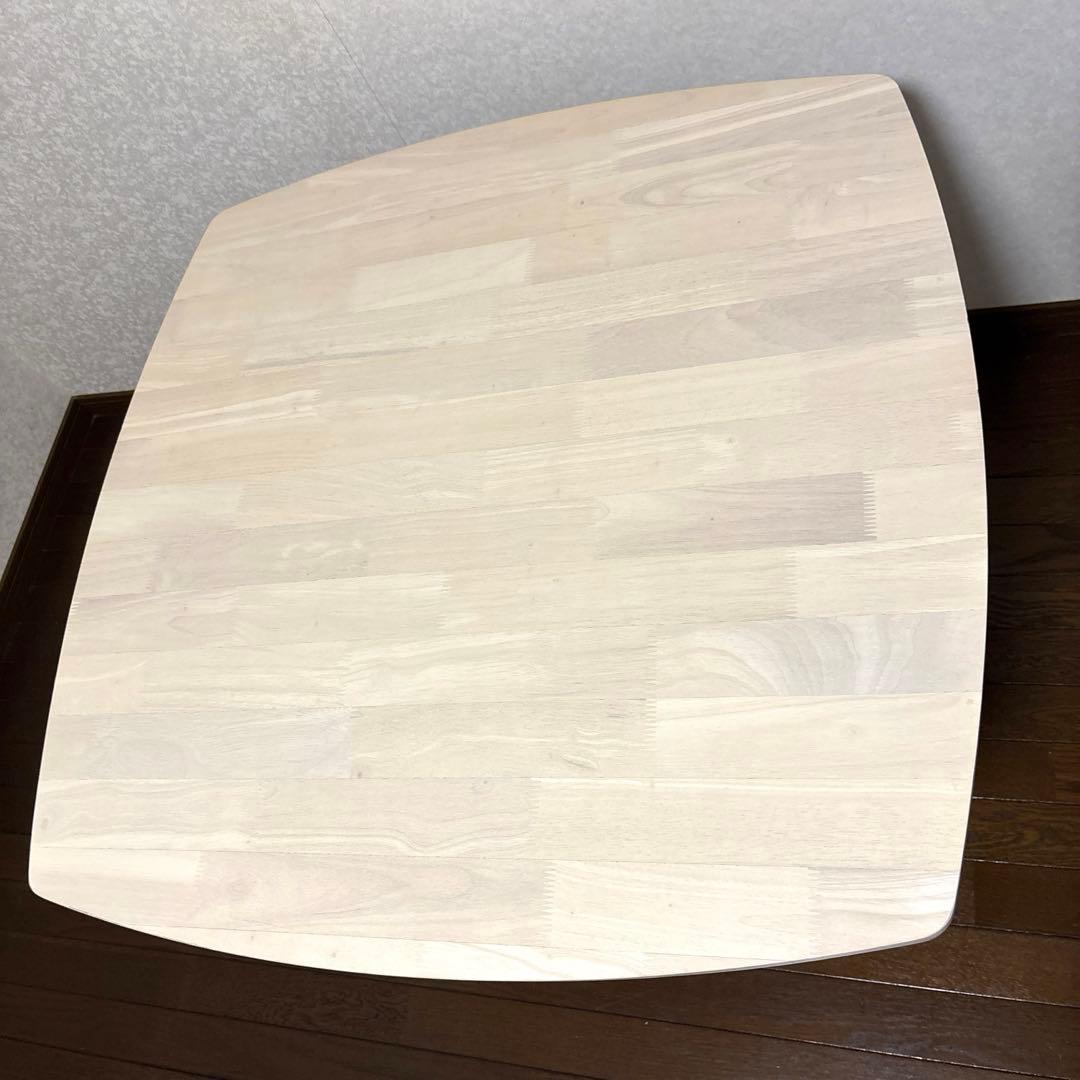 【美品】ニトリ リビングダイニングテーブル リラックスワイド ホワイト