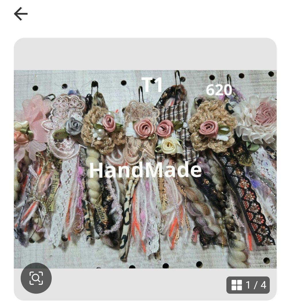 いちごパフェ様✨専用ハンドメイドタッセルチャーム約12×5cm I