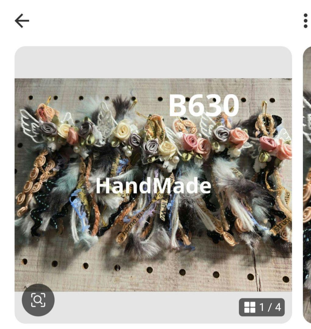 いちごパフェ様✨専用ハンドメイドタッセルチャーム約12×5cm I