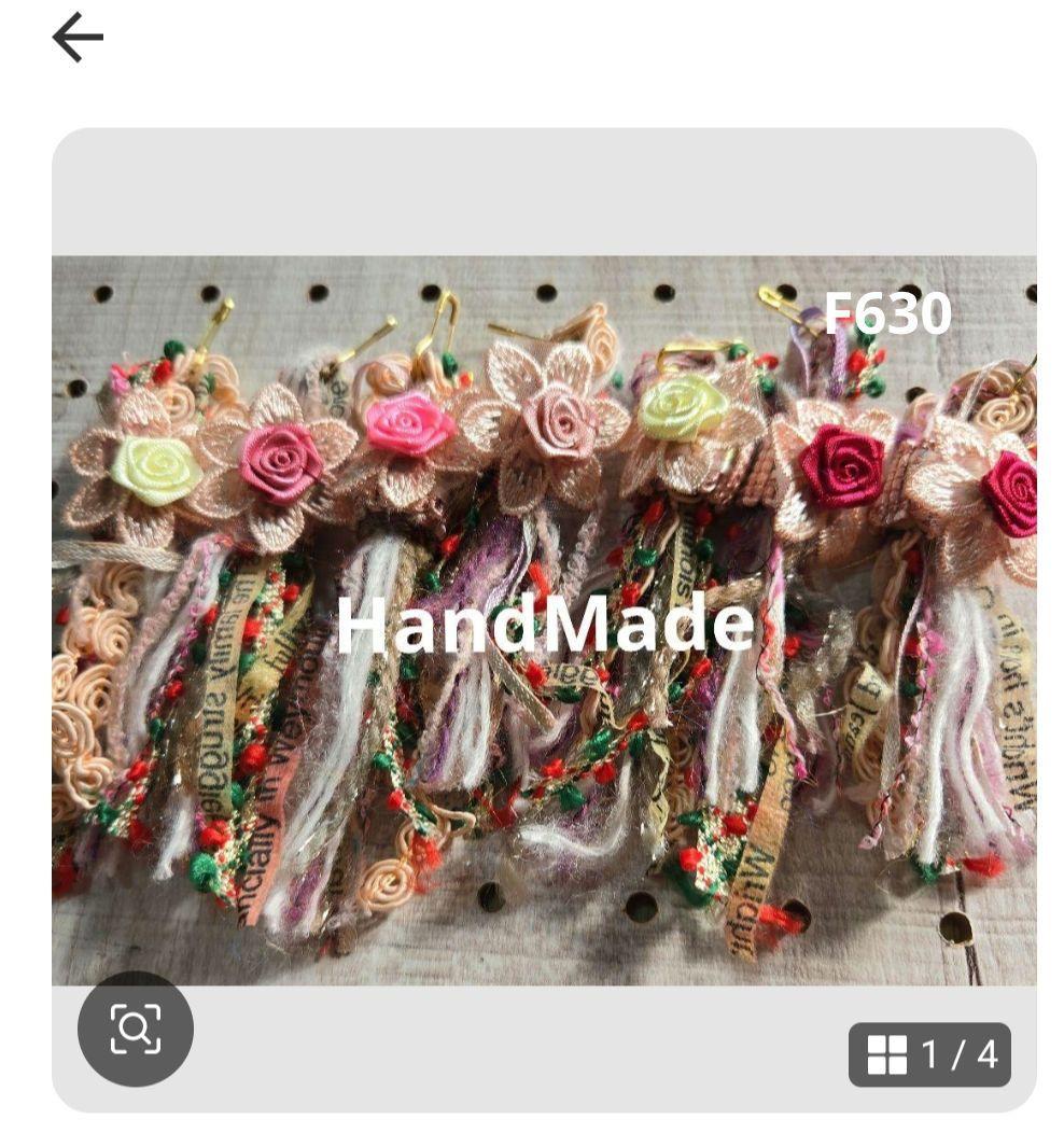 いちごパフェ様✨専用ハンドメイドタッセルチャーム約12×5cm I