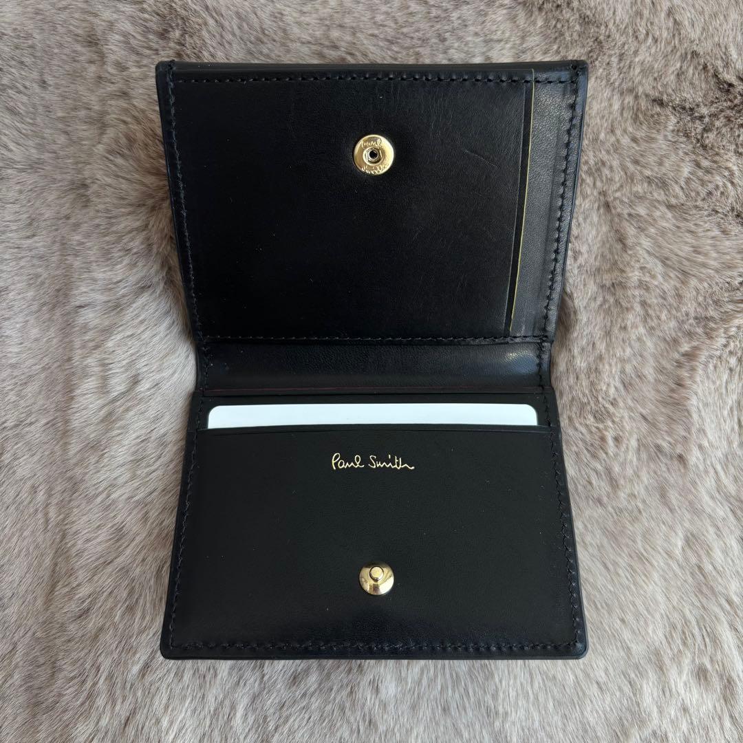 ★新品未使用　ポールスミス 黒 レザーケース　牛革