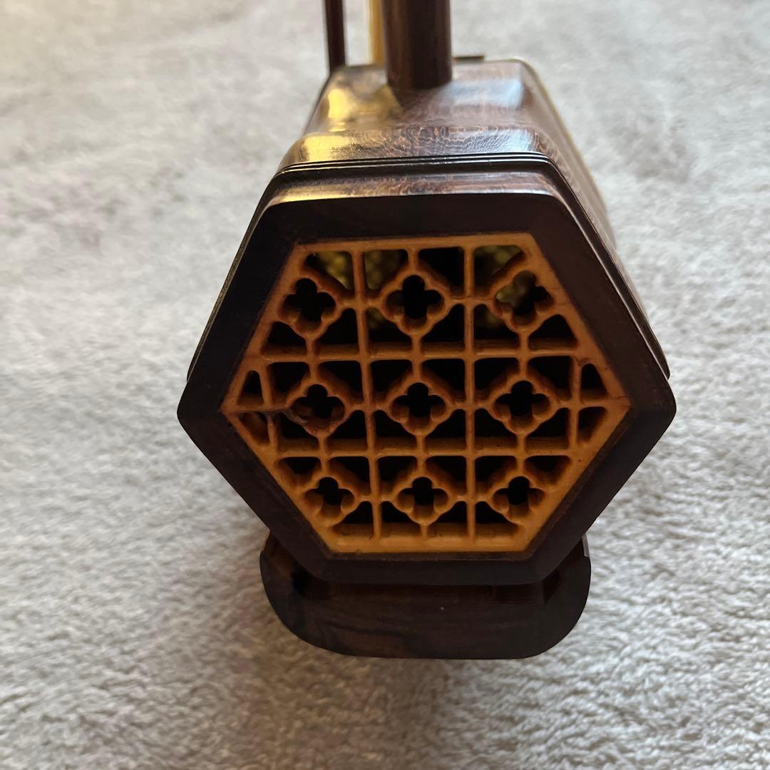 中国謹製　古月琴坊　ニ胡　専用ケース　セット