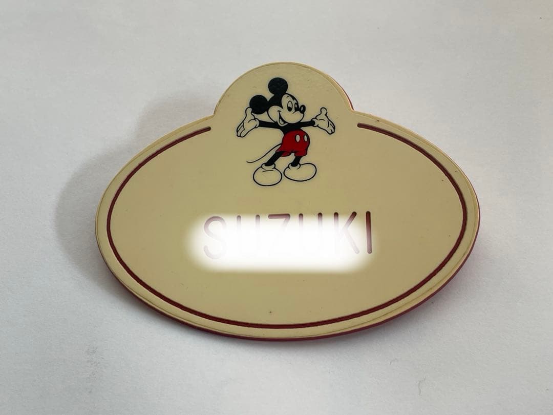 ディズニーリゾート　昔のキャストネームタグ ディズニーリゾート25th 昔のキャストネームタグ