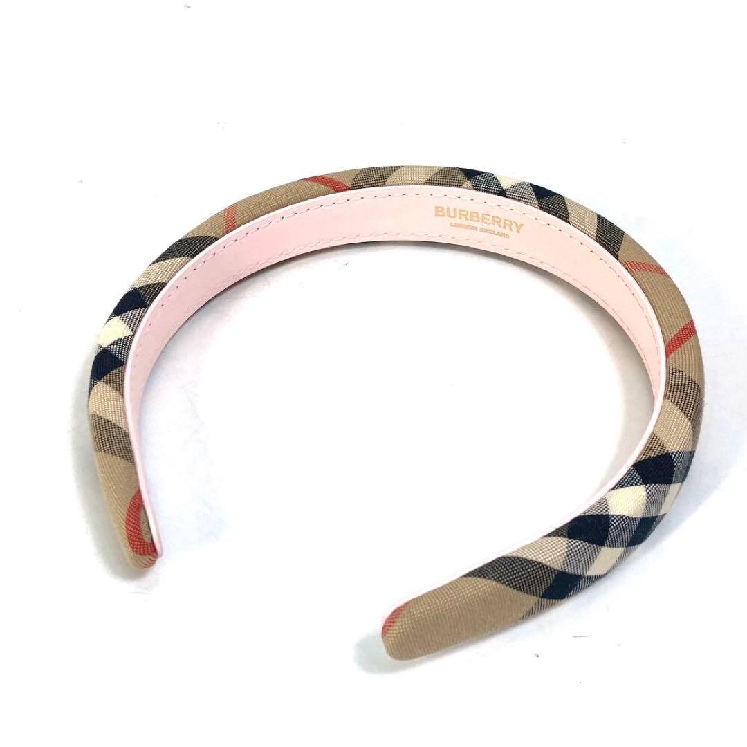 未使用品！ バーバリー カチューシャ チェック