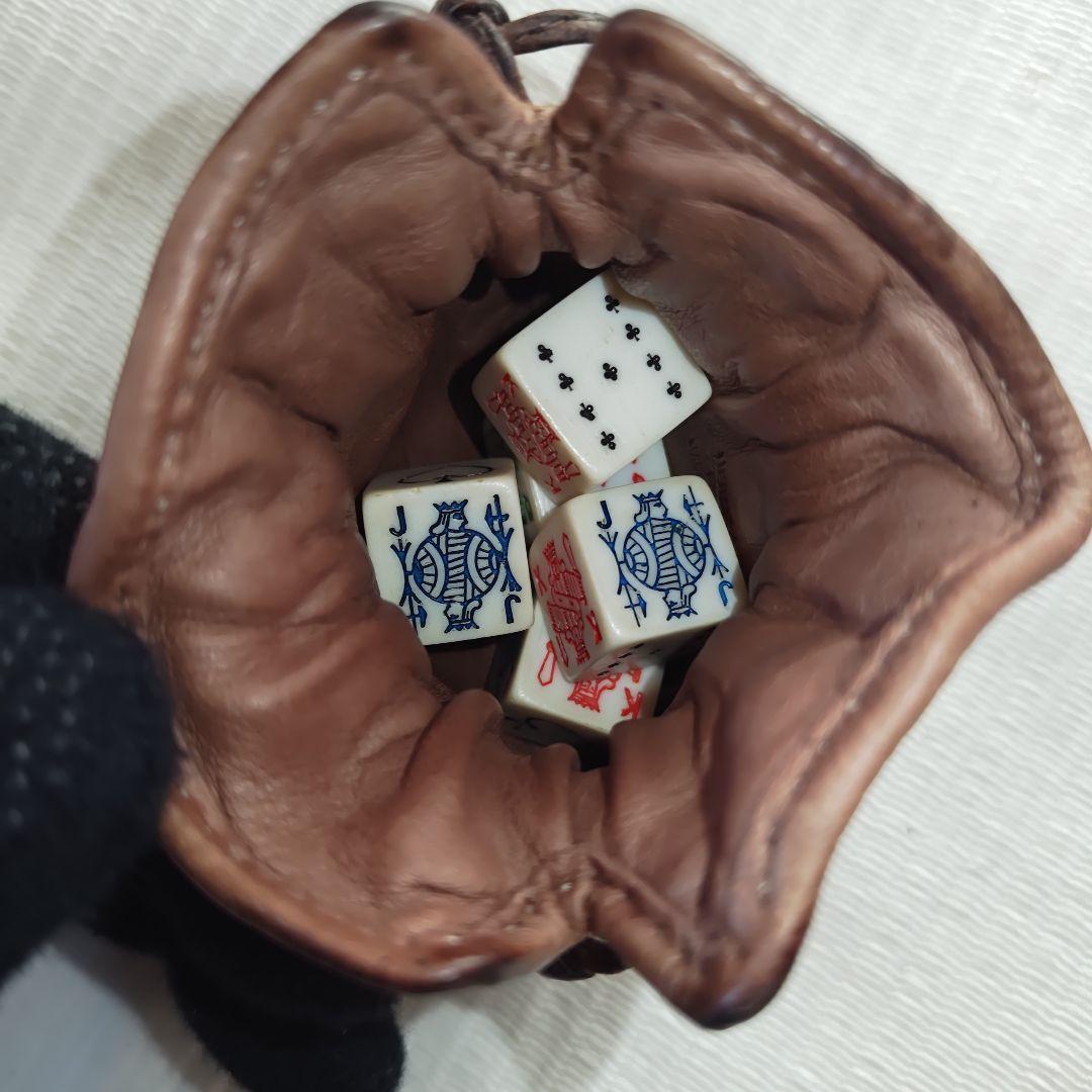 レア・珍品】エルメス ヴィンテージ 革ポーチ ダイスセット サイコロ