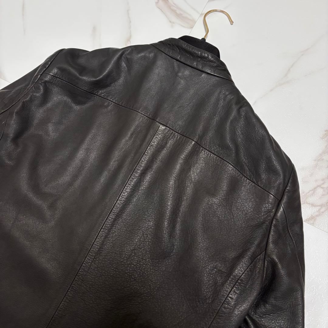 激レア✨️カズユキクマガイ 鹿革 シングル ライダース レザー