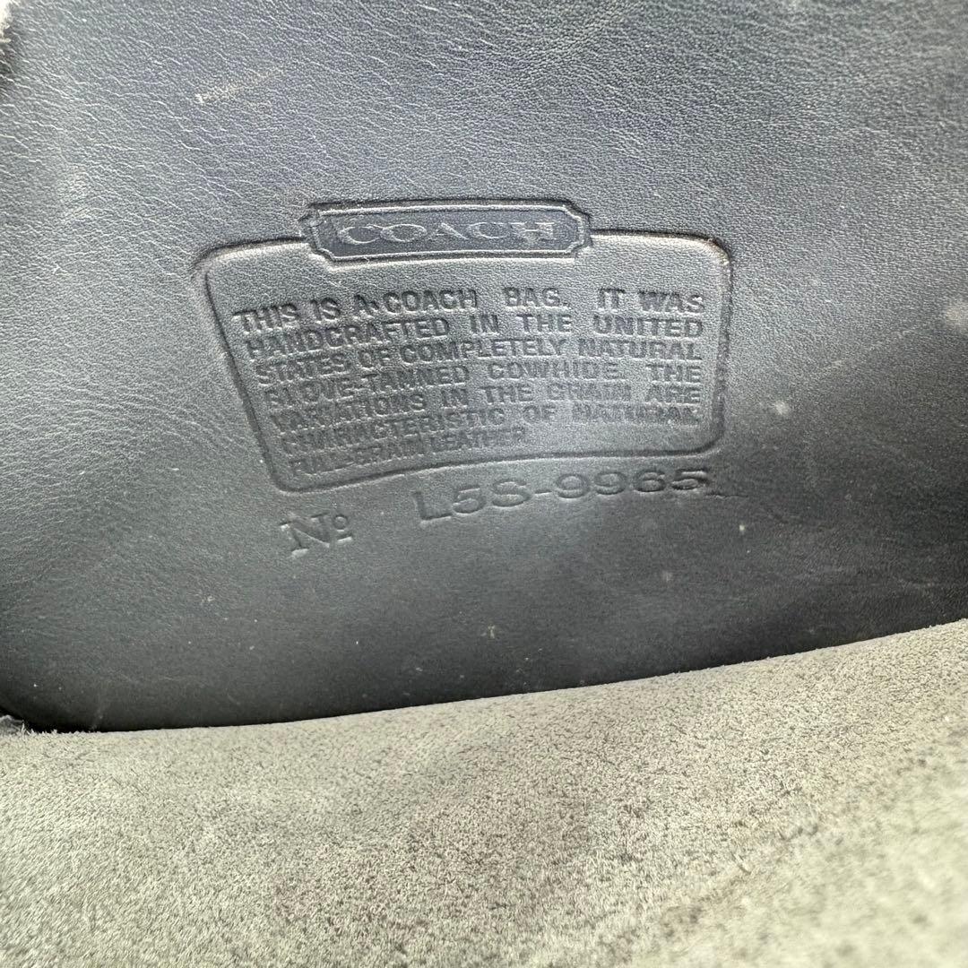 COACH オールドコーチ　9965 ネイビー　ターンロック　ショルダーバッグ