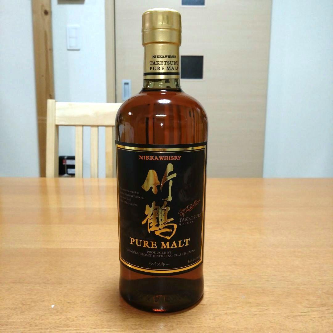 稀少】◇ニッカウヰスキー◇竹鶴ピュアモルト◇黒ラベル◇終売品