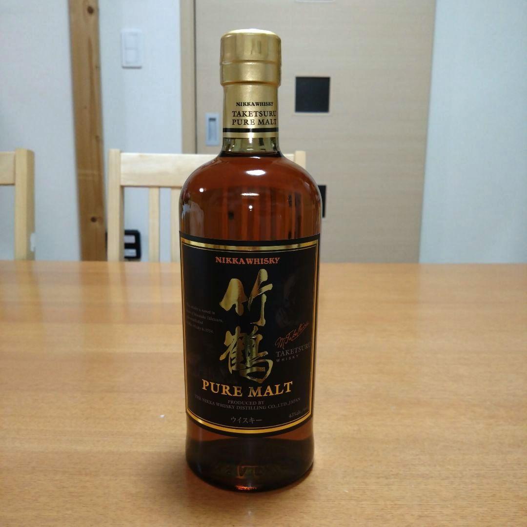 稀少】◇ニッカウヰスキー◇竹鶴ピュアモルト◇黒ラベル◇終売品