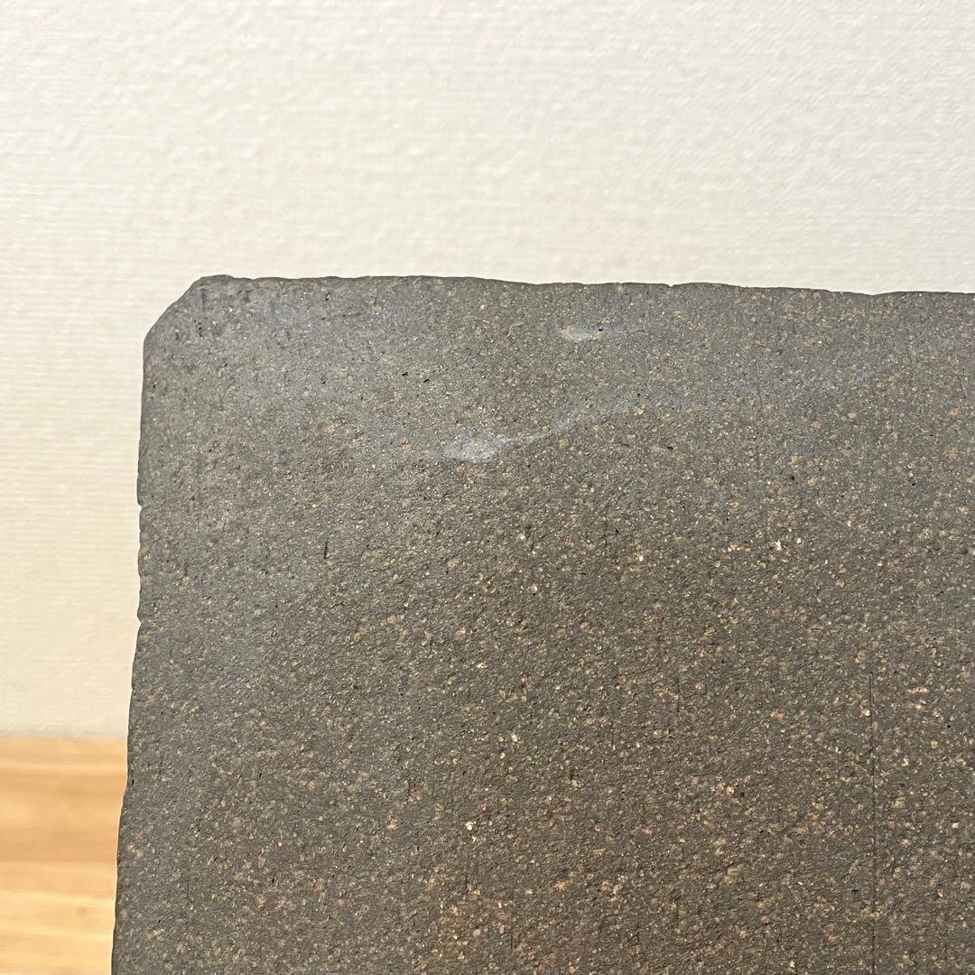 山本長左 九谷長左 飾皿 角皿 九谷焼 鹿に鳥図 九谷焼