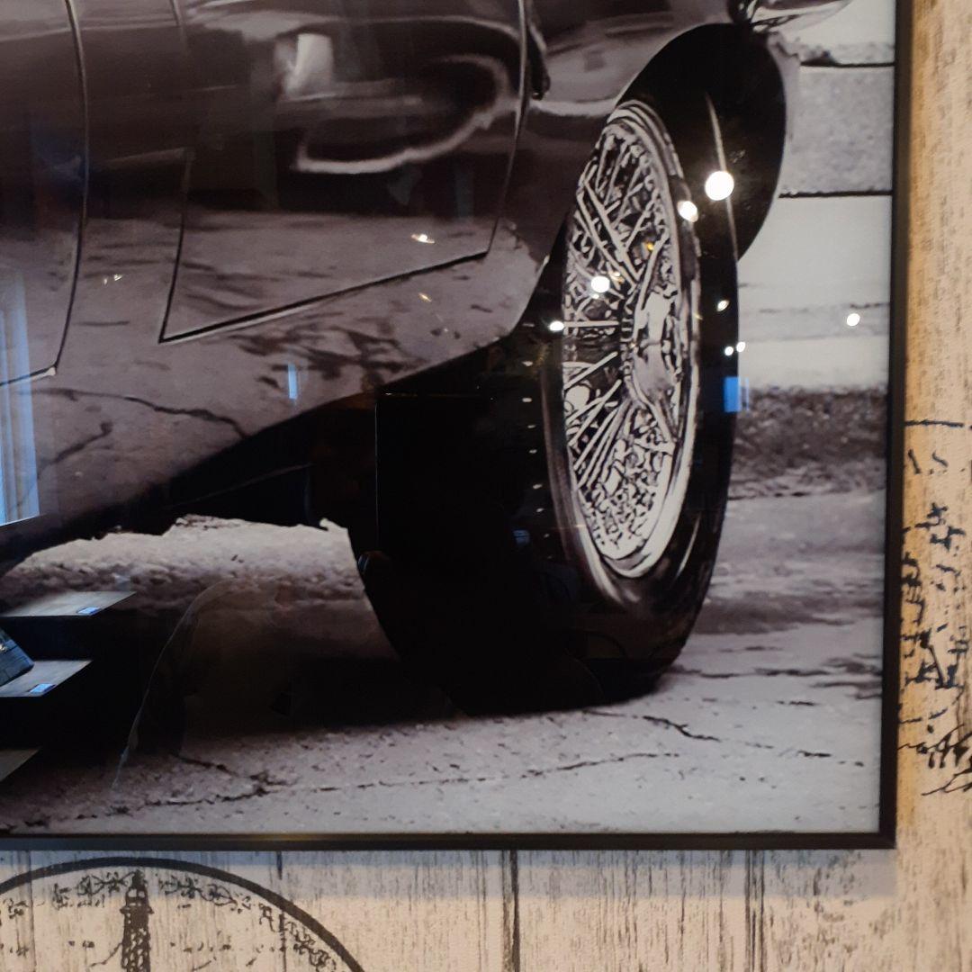 輸入雑貨 特殊強化ガラスアート 『CHANEL』 モノクロ ミラーアート