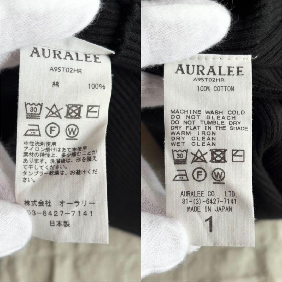 【新品未使用タグ付】 オーラリー ハイゲージリブタンク タンクトップ