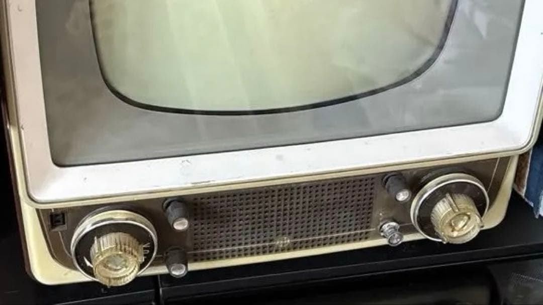 本物テレビ・オーディオ・カメラ - NATIONAL ブラウン管テレビ 昭和39？