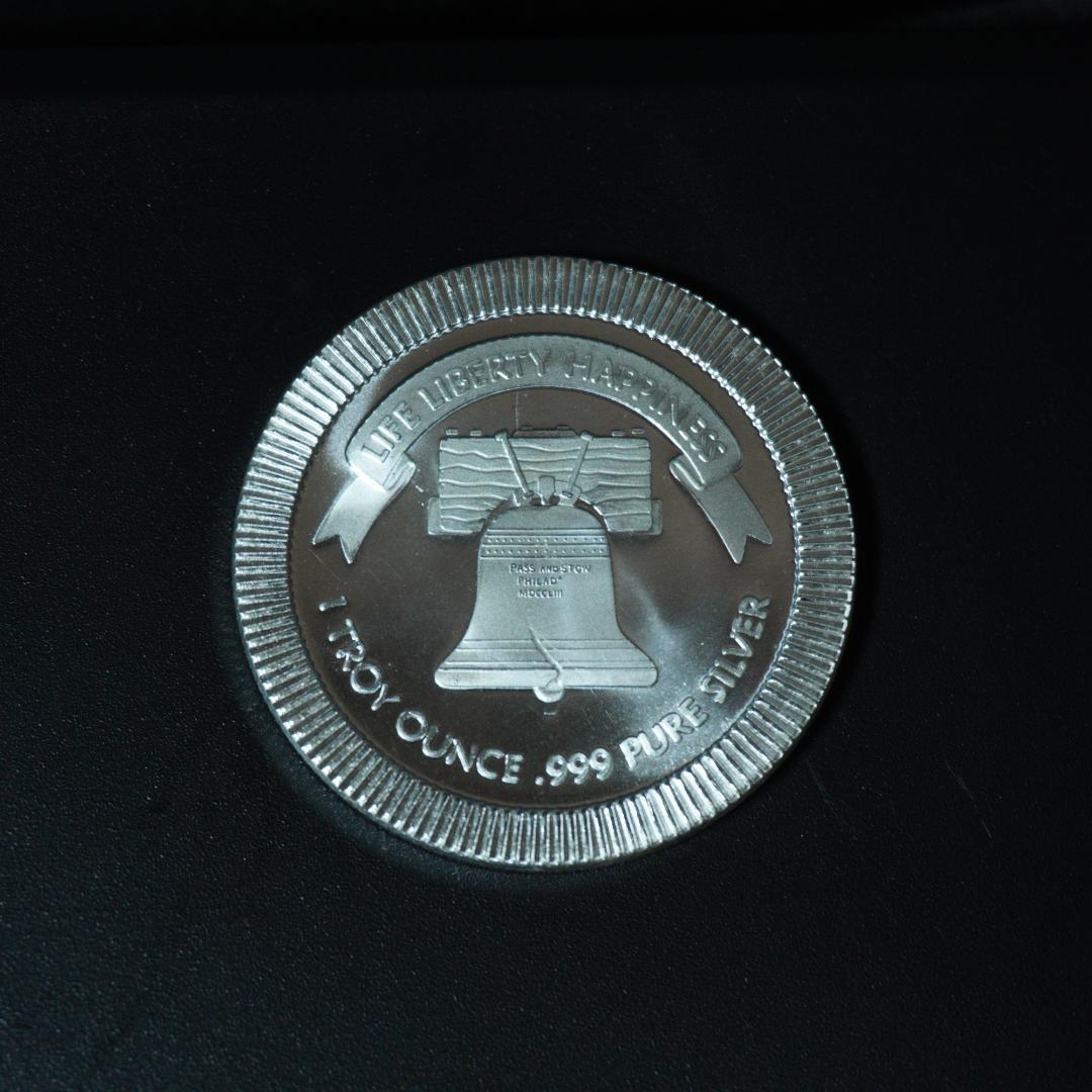 1オンス SilverTowne リバティベル 銀貨 シルバー ラウンド - メルカリ