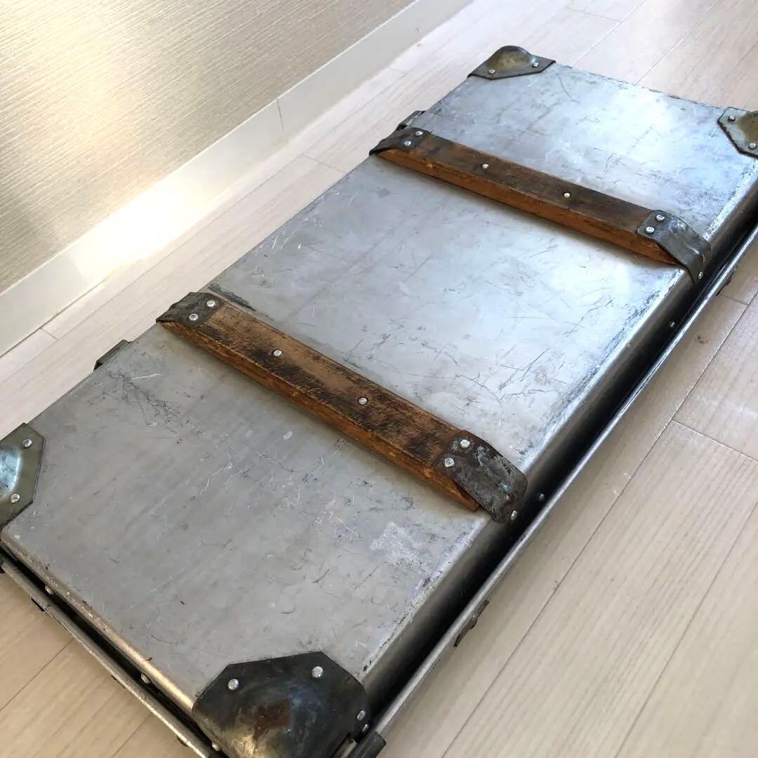 希少サイズ】アルミコンテナ ビンテージ 折り畳み ユーゴスラビア製