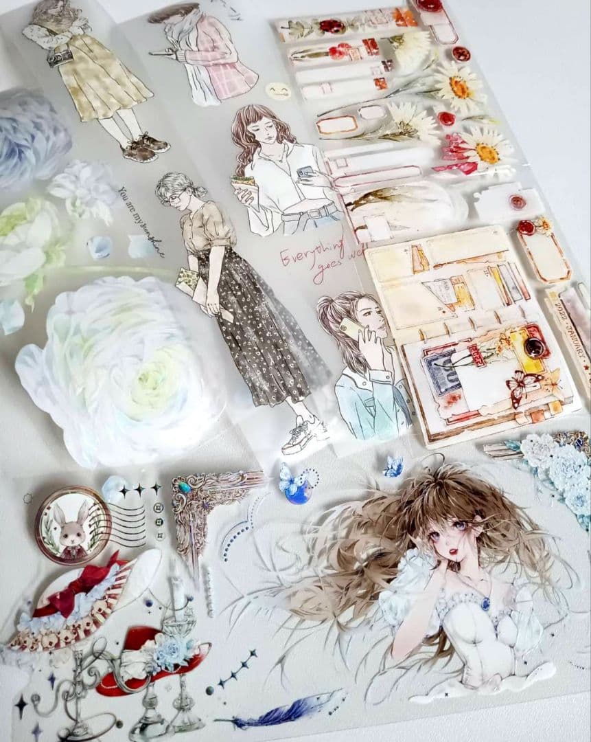 海外マステ♡PET素材 切り売り 20シート 75