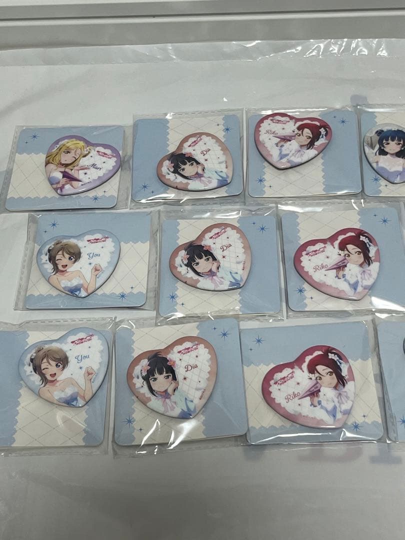 ラブライブ！サンシャインThank you, FRIENDS!!ハート型缶バッジ