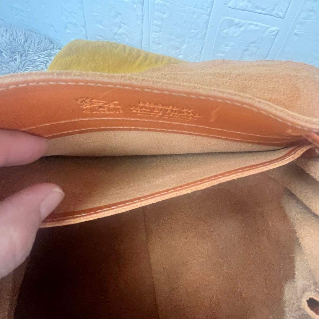 美品✨イルビゾンテ　巾着ショルダーバッグ　ブラウン　本革　レディース