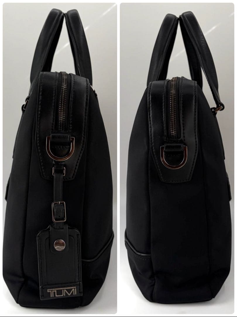 【美品】トゥミ ビジネスバッグ ハリソン バーンズブリーフ スリム ブラック