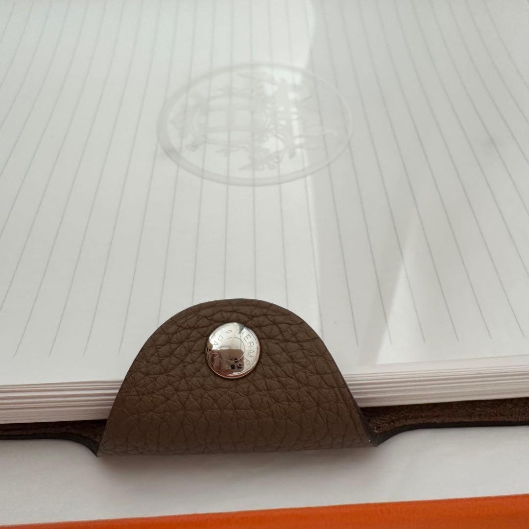 美品】HERMES エルメス ノートブック ユリスMM エトゥープ