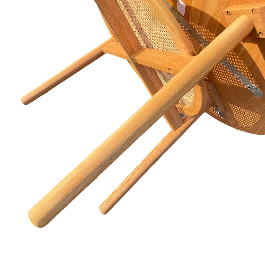 HR575 【美品】ウニコ　SOLK ソルク　ラウンドダイニングテーブル