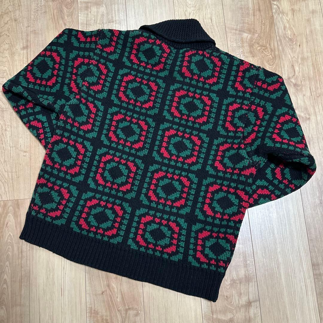 美品FAT COWCHET カーディガン　カウチンskinny