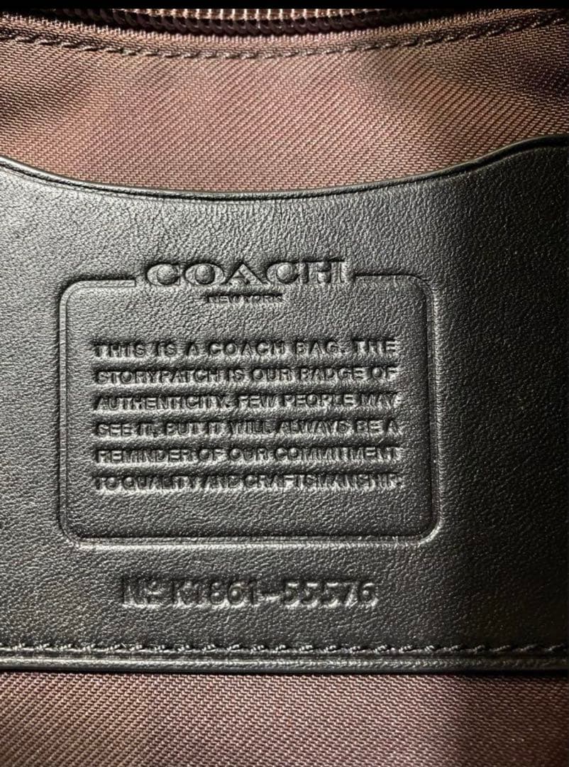 【COACH】コーチ2way ビジネスバッグ　ショルダーバッグ
