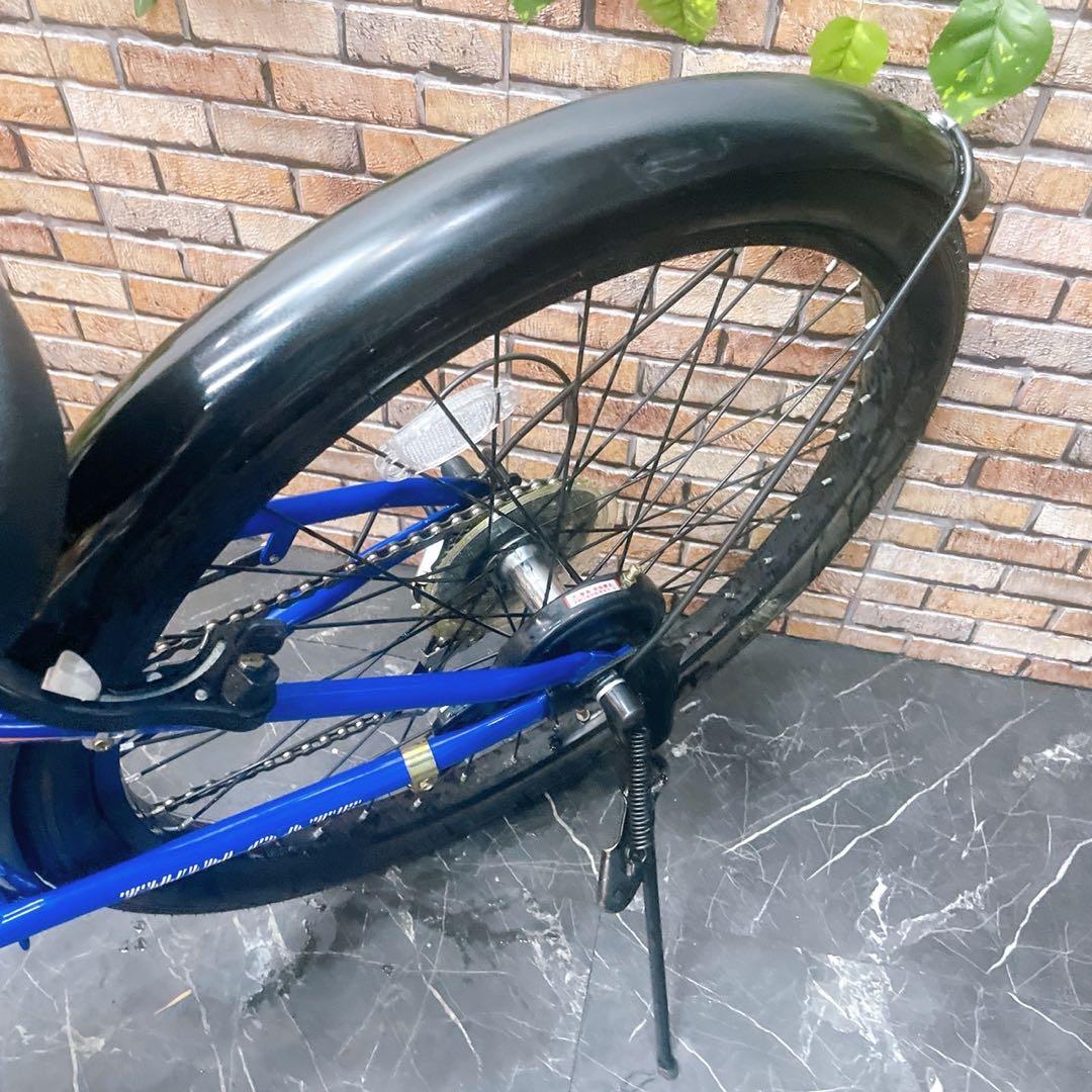 【22】子供用自転車 子供車 TWIN GATE ブルー 24インチ