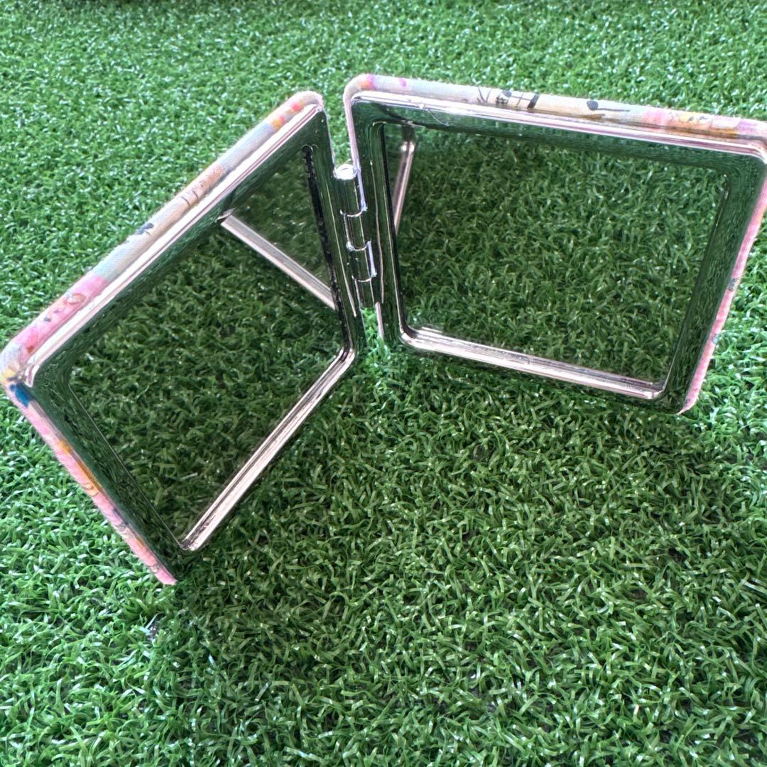 ピカピカ☆ハンドメイド メガネケース コンパクトミラー ユキエモン