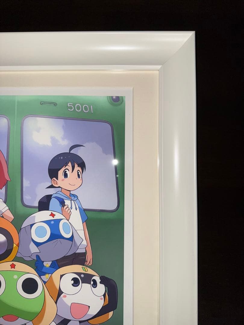 ケロロ展 IN AREA 428 吉崎観音 直筆サイン入り描き下ろしアートグラフ