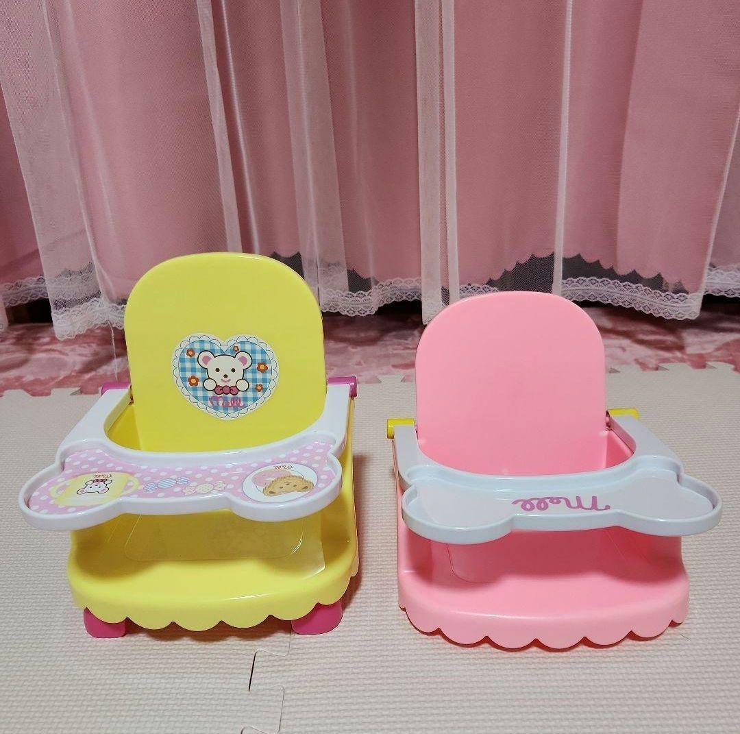 メルちゃん 人形 ベビーチェア 犬 マスク ばんそうこう 歯みがきセット