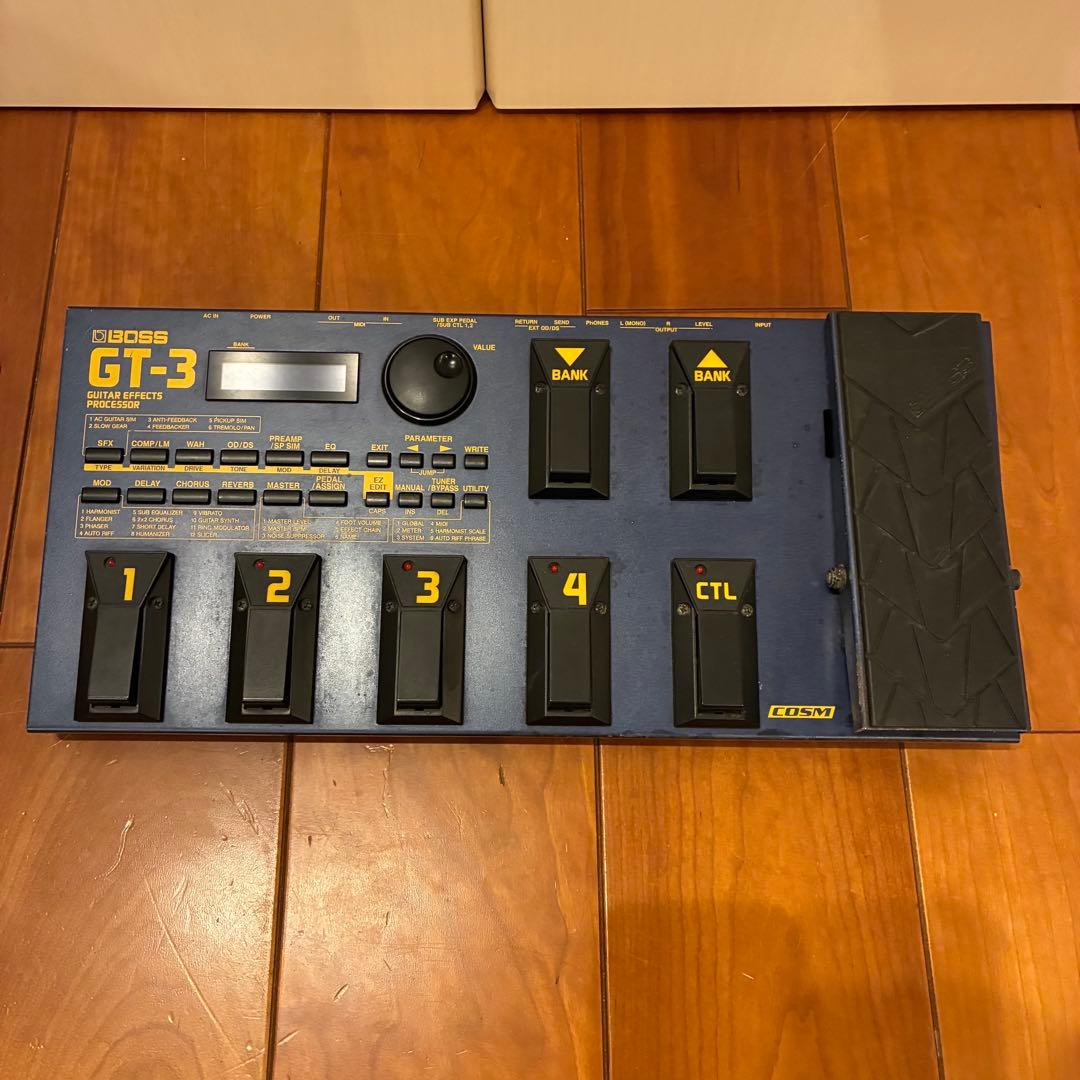 中古】BOSS GT-3 マルチエフェクター 純正アダプター - メルカリ
