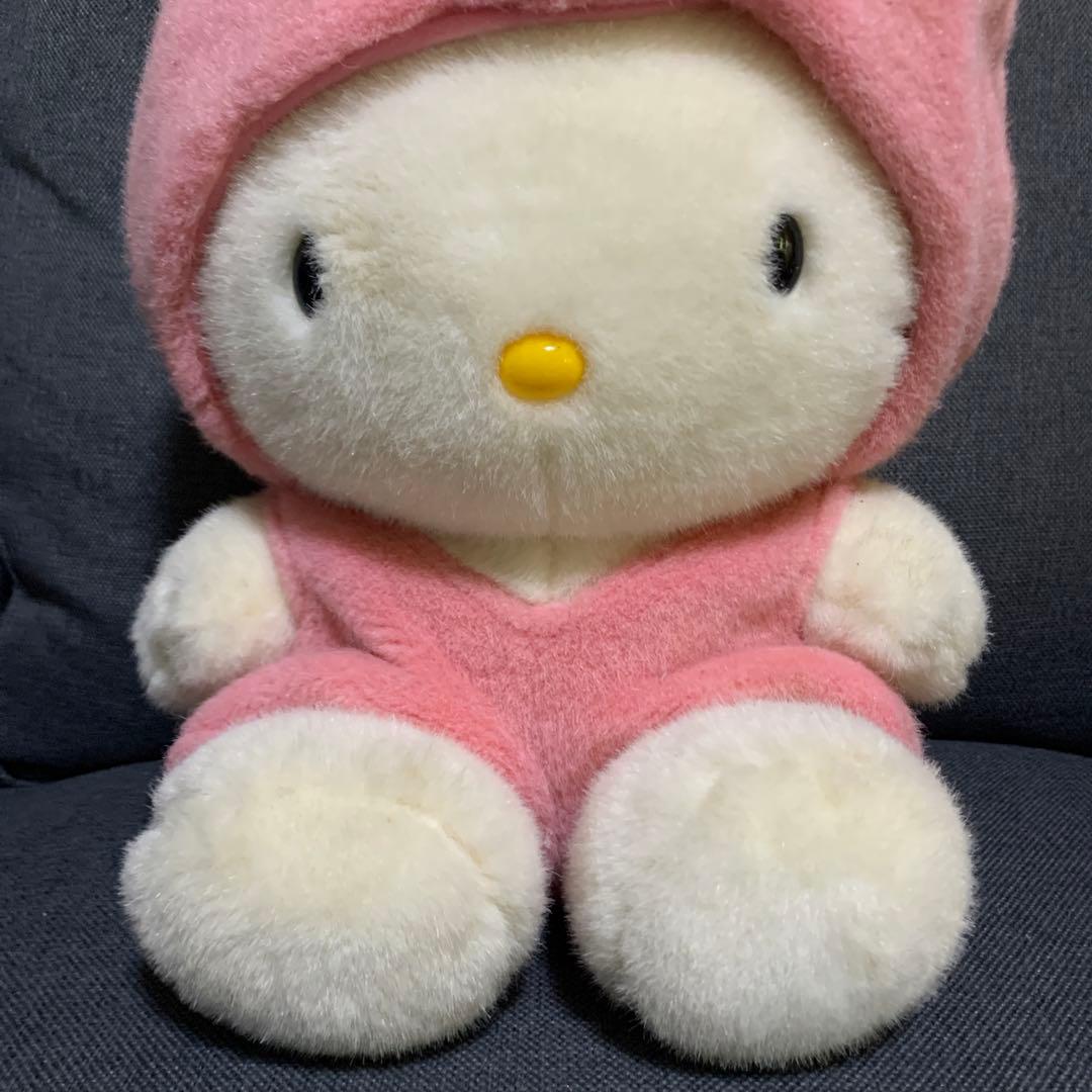 平成レトロハローキティぬいぐるみ キティうさぎ変身ぬいぐるみ キティ