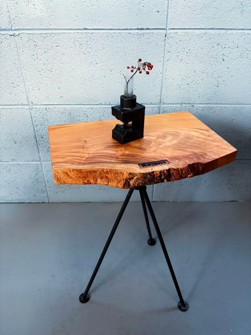 欅材サイドテーブル コーヒーテーブル ナイトテーブル 観葉植物置き台