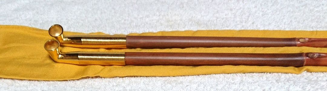 茶道具 如心斎好煙管壱双A447