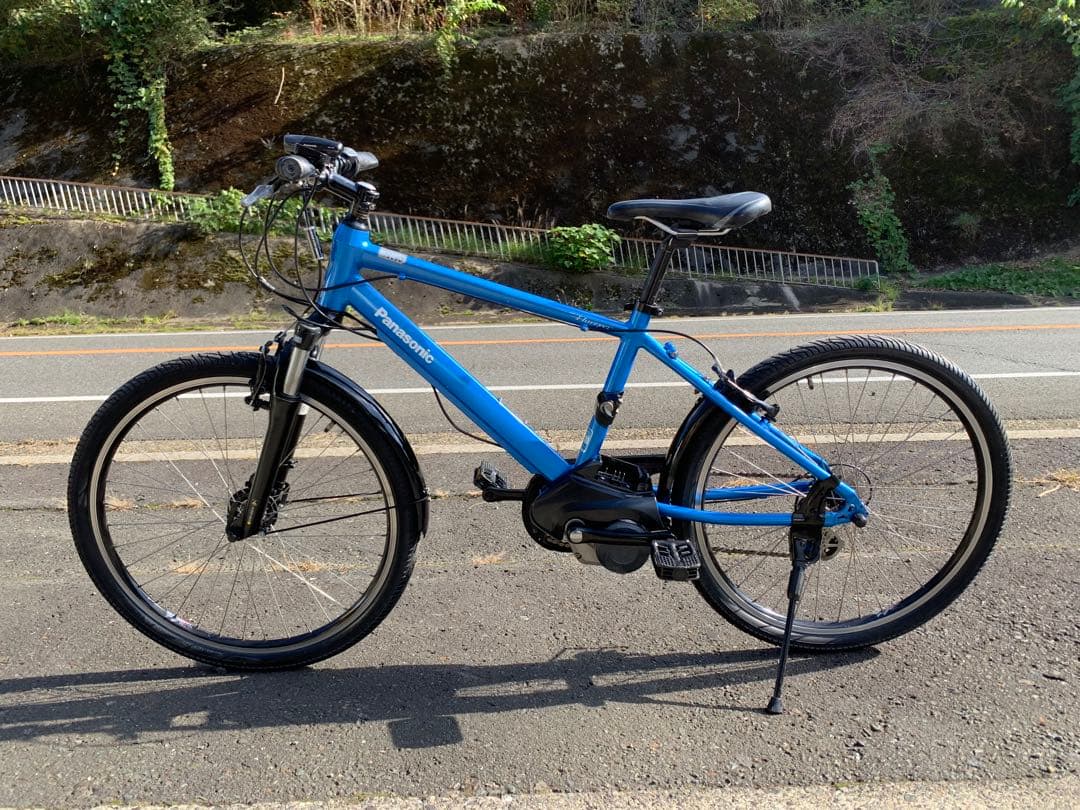 動作確認済 送料無料Panasonic 電動自転車Hurryer MTB7速26