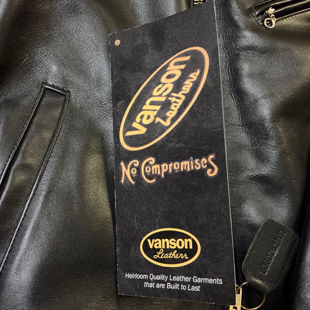 Vanson enfield サイズ36 試着のみ ×Vanson vanson