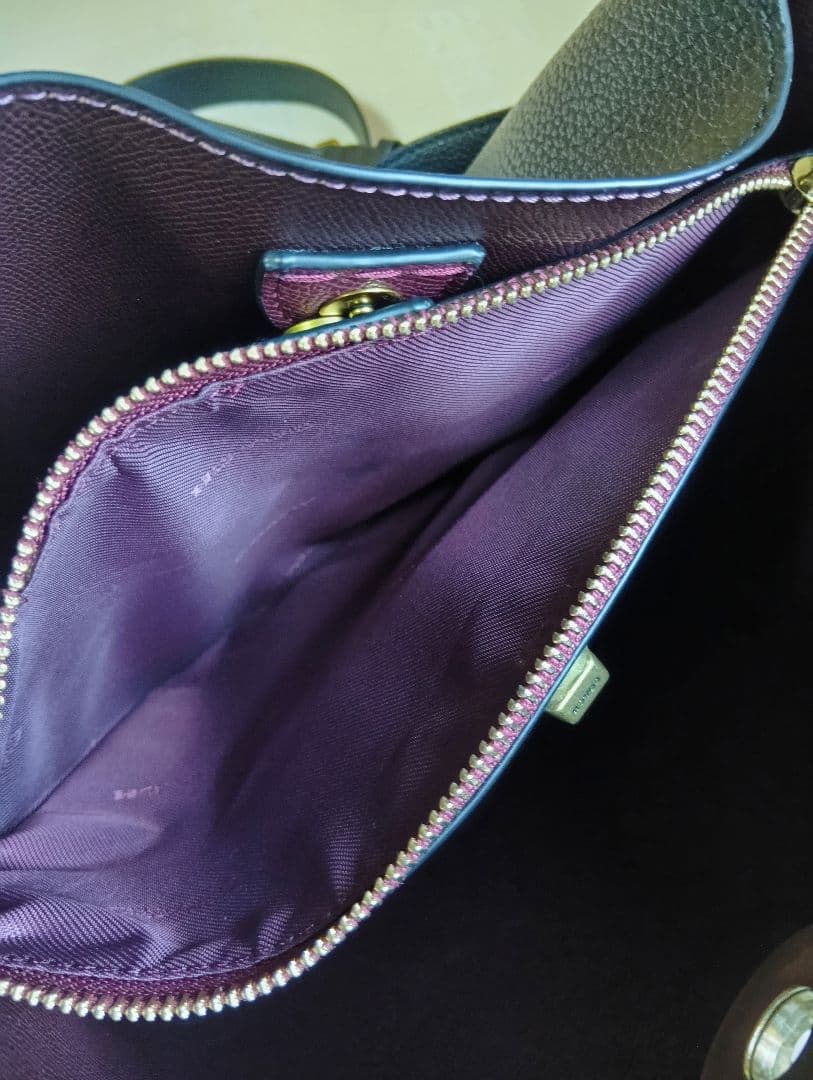 COACH コーチ ウィロウ ショルダー バッグ カラーブラック