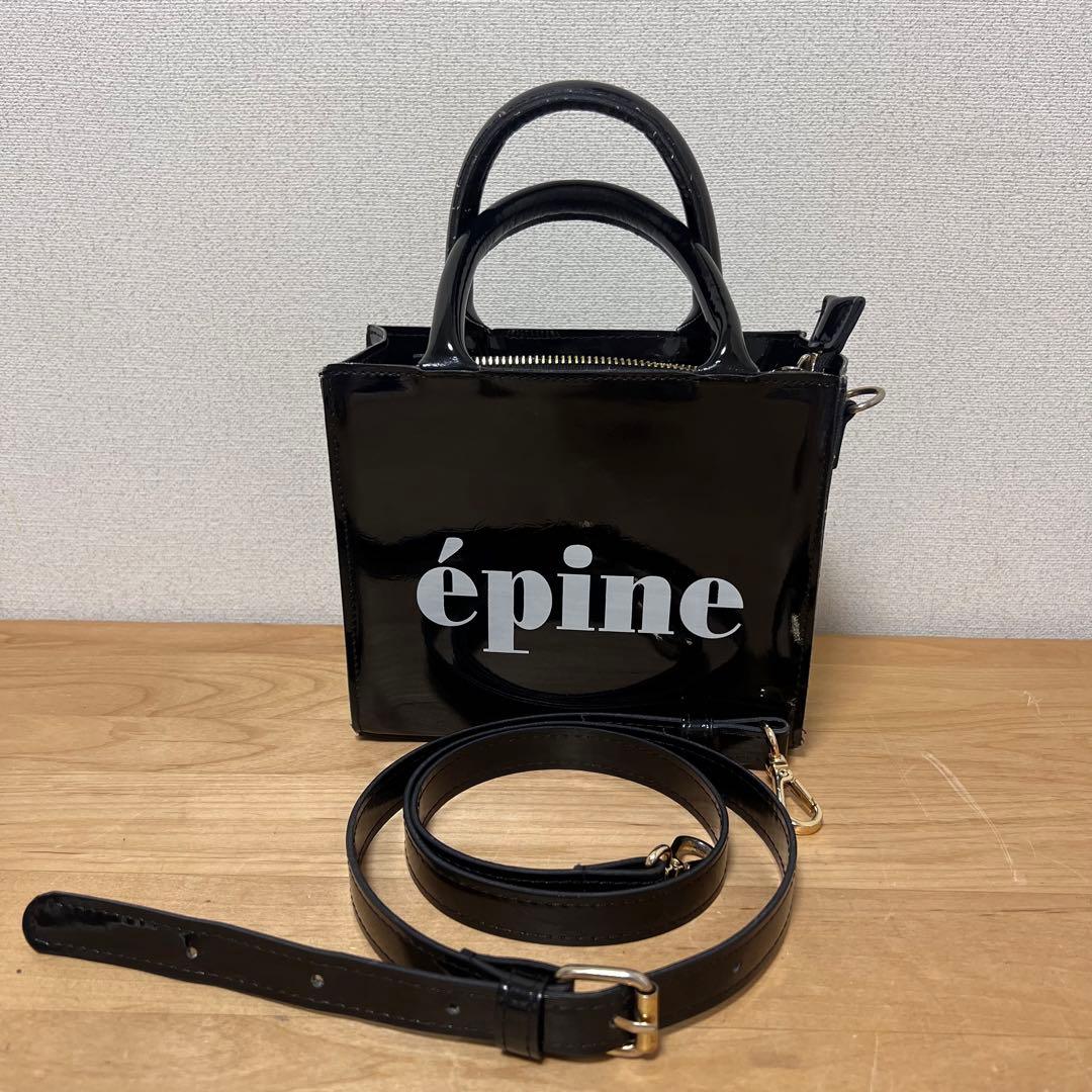 épine logo enamel 2way bag