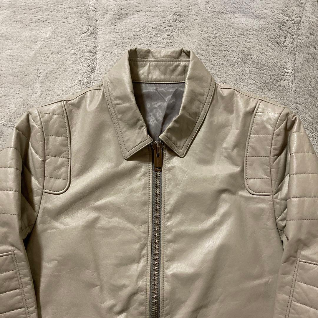 美品UNDERCOVERISM パデッドレザージャケットH4202-1