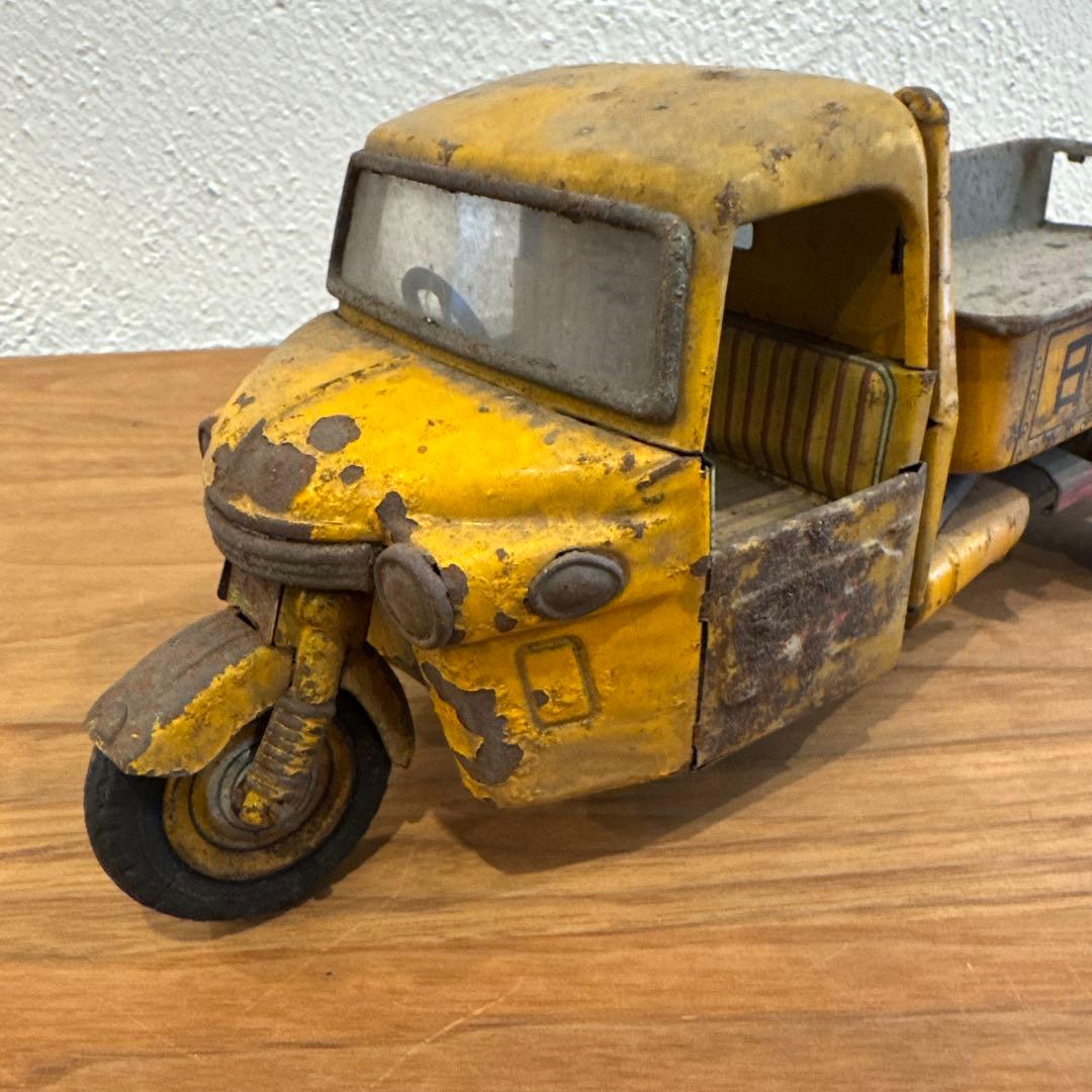 バ*ト様 野村トーイ 日本通運 三輪トラック ブリキ 当時物