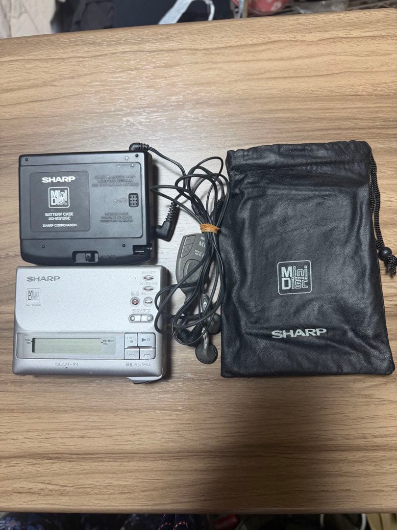 ジャンクSHARPポータブルプレーヤーMD-MS100-s - メルカリ