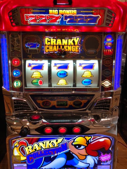 パチスロ実機 クランキーコレクション コイン不要機付 スロット