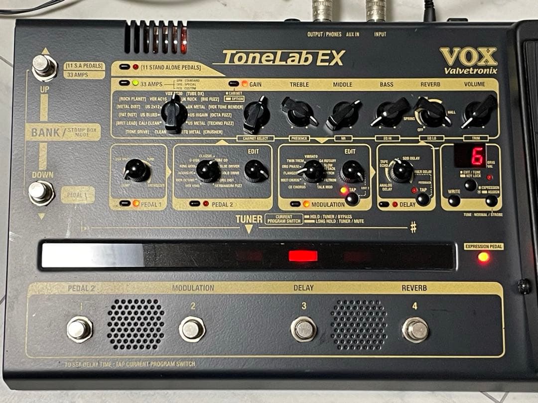 VOX ToneLab EX マルチエフェクター 動作確認済み VOX ヴォックス