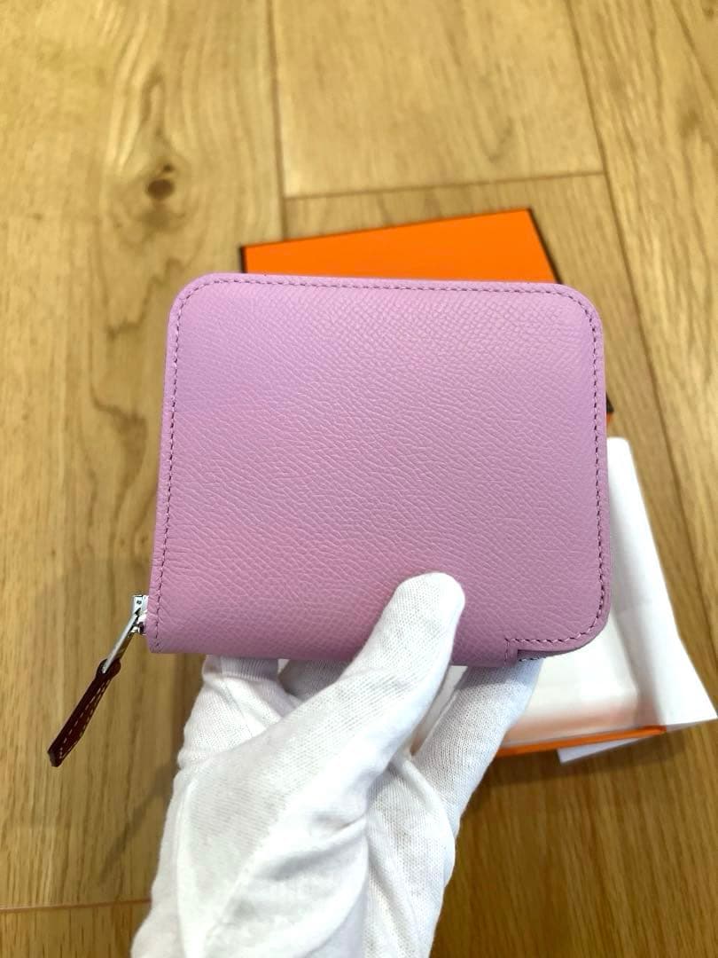 新品　HERMES エルメス　アザップ　シルクインコンパクト　モーヴシルベストル