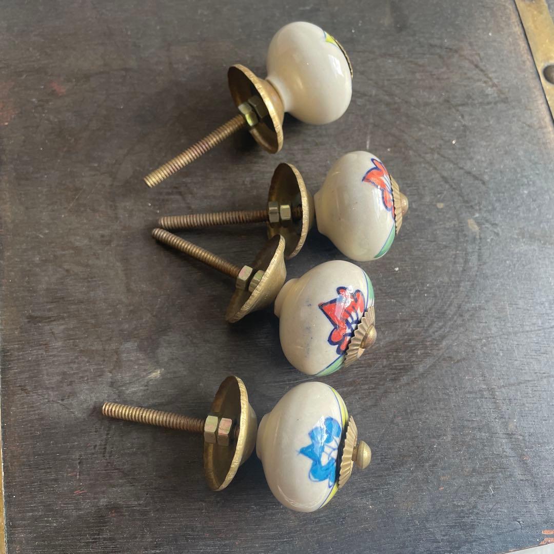 ☆フランス アンティーク 引き出し 家具 ドロワー 陶器 取っ手 持ち手